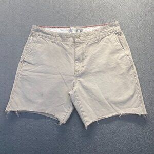 Men's CONVERSE One Star Khaki Beige Chino Shorts Size 36X30